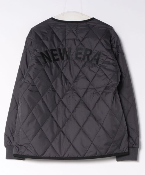 NEW ERA(ニューエラ)の「【NEW ERA】インサレーテッド キルティング ジャケット アーカイブロゴ / 2カラー(ミリタリージャケット・メンズ・ダークグレー/オリーブ・M/L)」の6枚目の写真