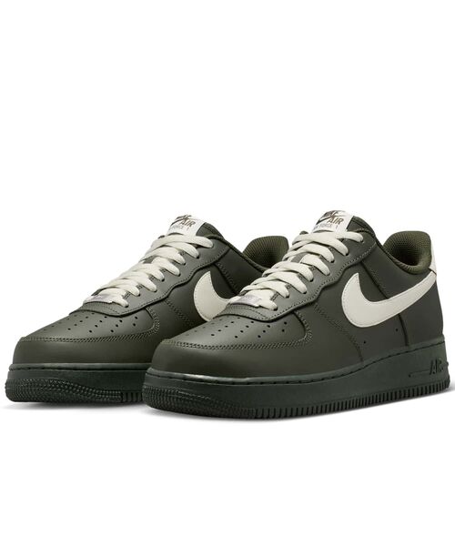 NIKE（ナイキ）の「ナイキ エア フォース 1 '07 メンズシューズ / Nike Air Force 1 '07 Men's Shoes FJ4146-304 Cargo Khaki（スニーカー・メンズ・カーキオリーブ・28/29.5/29/28.5/26.5/27/27.5/26/30/25.5/25/24.5/24）」の5枚目の写真