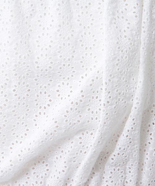 Another Edition（アナザーエディション）の「アイレットパフスリーブブラウス/ AEBFC  アイレット PUFF BL◆（シャツ/ブラウス・レディース・オフホワイト/レッド・フリー）」の11枚目の写真