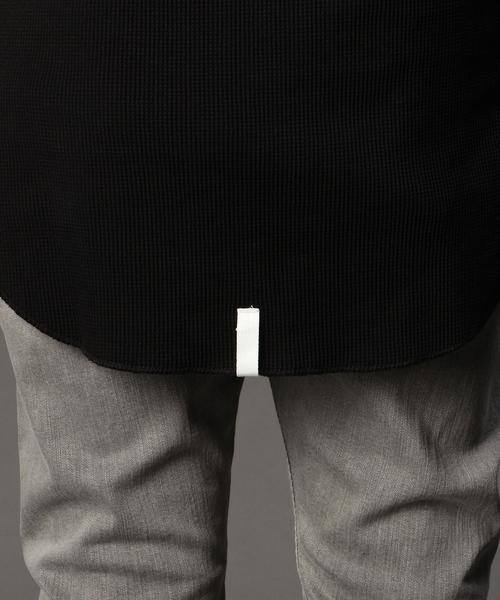 MONKEY TIME（モンキータイム）の「＜monkey time＞ 30サーマル ロングタンクトップ◆（タンクトップ・メンズ・ホワイト/ブラック/ベージュ・MEDIUM/LARGE/SMALL）」の11枚目の写真