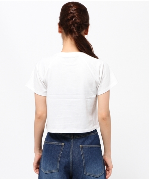 SLY（スライ）の「SHOULDER LACE UP T/SH（Tシャツ/カットソー・レディース・ワインレッド/ネイビー/ホワイト・1/2）」の6枚目の写真