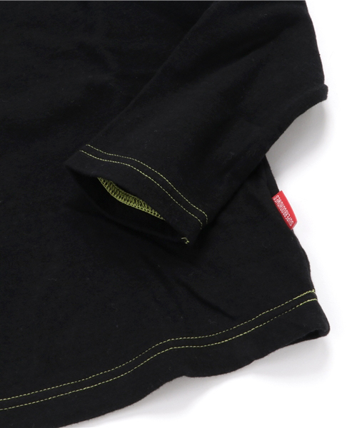 BOOFOOWOO（ブーフーウー）の「長袖Tee（Tシャツ/カットソー・キッズ・ネイビー/ピンク/ブラック・140/150）」の6枚目の写真