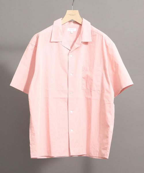 BEAUTY&YOUTH UNITED ARROWS（ビューティーアンドユースユナイテッドアローズ）の「BY カラーポプリン オープンカラー シャツ -MADE IN JAPAN- ◆（シャツ/ブラウス・メンズ・ライム/ライトブルー/ライトピンク・X-LARGE/LARGE/MEDIUM/SMALL）」の3枚目の写真