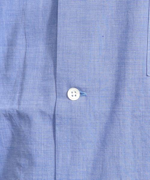 BEAUTY&YOUTH UNITED ARROWS（ビューティーアンドユースユナイテッドアローズ）の「BY カラーポプリン オープンカラー シャツ -MADE IN JAPAN- ◆（シャツ/ブラウス・メンズ・ライム/ライトブルー/ライトピンク・X-LARGE/LARGE/MEDIUM/SMALL）」の9枚目の写真