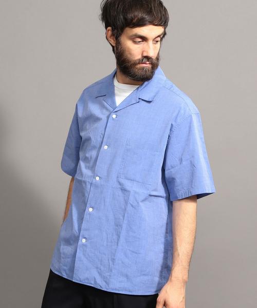 BEAUTY&YOUTH UNITED ARROWS（ビューティーアンドユースユナイテッドアローズ）の「BY カラーポプリン オープンカラー シャツ -MADE IN JAPAN- ◆（シャツ/ブラウス・メンズ・ライム/ライトブルー/ライトピンク・X-LARGE/LARGE/MEDIUM/SMALL）」の10枚目の写真