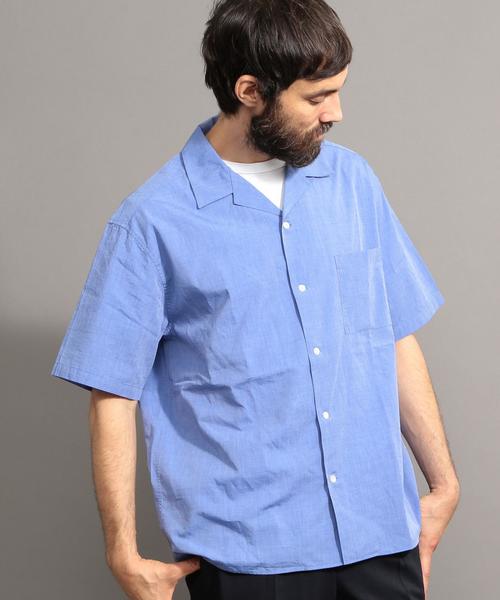 BEAUTY&YOUTH UNITED ARROWS（ビューティーアンドユースユナイテッドアローズ）の「BY カラーポプリン オープンカラー シャツ -MADE IN JAPAN- ◆（シャツ/ブラウス・メンズ・ライム/ライトブルー/ライトピンク・X-LARGE/LARGE/MEDIUM/SMALL）」の18枚目の写真