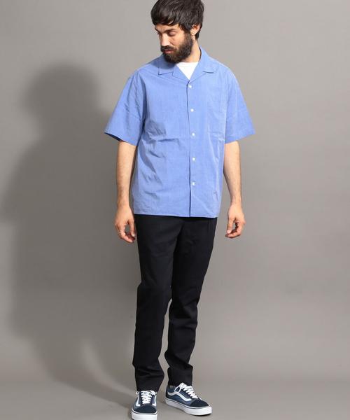 BEAUTY&YOUTH UNITED ARROWS（ビューティーアンドユースユナイテッドアローズ）の「BY カラーポプリン オープンカラー シャツ -MADE IN JAPAN- ◆（シャツ/ブラウス・メンズ・ライム/ライトブルー/ライトピンク・X-LARGE/LARGE/MEDIUM/SMALL）」の17枚目の写真