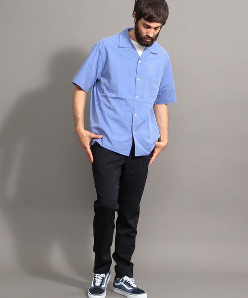 BEAUTY&YOUTH UNITED ARROWS（ビューティーアンドユースユナイテッドアローズ）の「BY カラーポプリン オープンカラー シャツ -MADE IN JAPAN- ◆（シャツ/ブラウス・メンズ・ライム/ライトブルー/ライトピンク・X-LARGE/LARGE/MEDIUM/SMALL）」の16枚目の写真