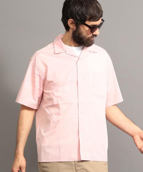 BEAUTY&YOUTH UNITED ARROWS（ビューティーアンドユースユナイテッドアローズ）の「BY カラーポプリン オープンカラー シャツ -MADE IN JAPAN- ◆（シャツ/ブラウス・メンズ・ライム/ライトブルー/ライトピンク・X-LARGE/LARGE/MEDIUM/SMALL）」の21枚目の写真