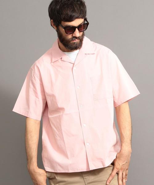 BEAUTY&YOUTH UNITED ARROWS（ビューティーアンドユースユナイテッドアローズ）の「BY カラーポプリン オープンカラー シャツ -MADE IN JAPAN- ◆（シャツ/ブラウス・メンズ・ライム/ライトブルー/ライトピンク・X-LARGE/LARGE/MEDIUM/SMALL）」の20枚目の写真