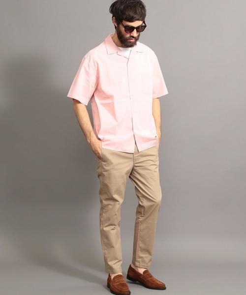 BEAUTY&YOUTH UNITED ARROWS（ビューティーアンドユースユナイテッドアローズ）の「BY カラーポプリン オープンカラー シャツ -MADE IN JAPAN- ◆（シャツ/ブラウス・メンズ・ライム/ライトブルー/ライトピンク・X-LARGE/LARGE/MEDIUM/SMALL）」の22枚目の写真