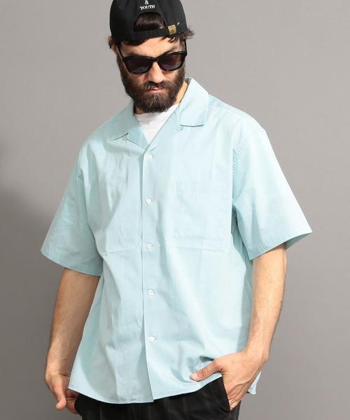 BEAUTY&YOUTH UNITED ARROWS（ビューティーアンドユースユナイテッドアローズ）の「BY カラーポプリン オープンカラー シャツ -MADE IN JAPAN- ◆（シャツ/ブラウス・メンズ・ライム/ライトブルー/ライトピンク・MEDIUM/LARGE/X-LARGE/SMALL）」の8枚目の写真