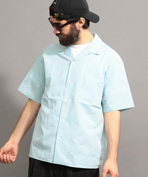 BEAUTY&YOUTH UNITED ARROWS（ビューティーアンドユースユナイテッドアローズ）の「BY カラーポプリン オープンカラー シャツ -MADE IN JAPAN- ◆（シャツ/ブラウス・メンズ・ライム/ライトブルー/ライトピンク・X-LARGE/LARGE/MEDIUM/SMALL）」の13枚目の写真