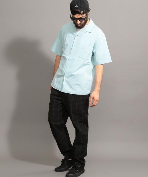 BEAUTY&YOUTH UNITED ARROWS（ビューティーアンドユースユナイテッドアローズ）の「BY カラーポプリン オープンカラー シャツ -MADE IN JAPAN- ◆（シャツ/ブラウス・メンズ・ライム/ライトブルー/ライトピンク・X-LARGE/LARGE/MEDIUM/SMALL）」の15枚目の写真