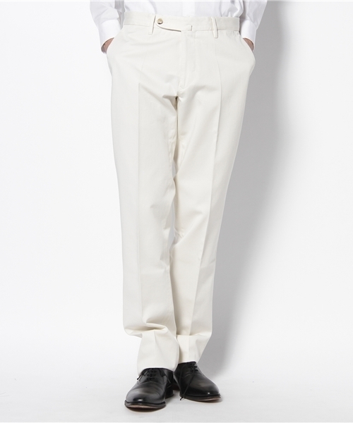 BEAMSF GTA コットンスラックス 52 ホワイト BEAMS F（ビームスF）【別注】IGARASHI TROUSERS / グレン