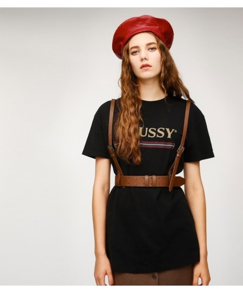 MOUSSY（マウジー）の「MOUSSY CLASSIC TSJ（Tシャツ/カットソー・レディース・ブラック/ネイビー/ワインレッド/ホワイト・FREE）」の3枚目の写真