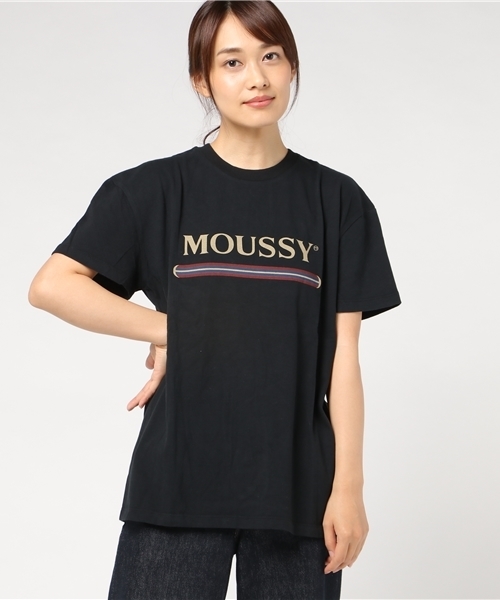 MOUSSY（マウジー）の「MOUSSY CLASSIC TSJ（Tシャツ/カットソー・レディース・ブラック/ネイビー/ワインレッド/ホワイト・FREE）」の16枚目の写真