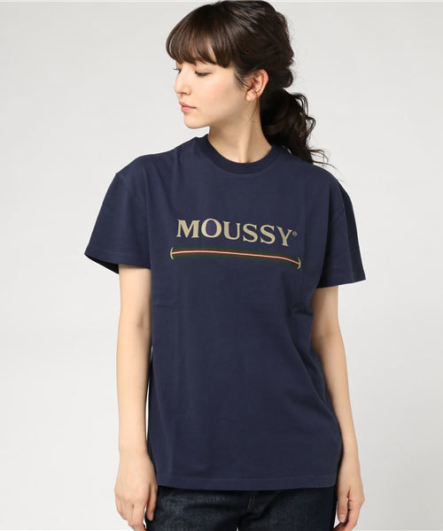 MOUSSY（マウジー）の「MOUSSY CLASSIC TSJ（Tシャツ/カットソー・レディース・ブラック/ネイビー/ワインレッド/ホワイト・FREE）」の13枚目の写真