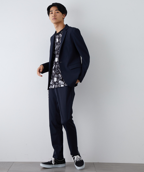 STUDIOUS(ステュディオス)の「ストーンプリントオーバーT(Tシャツ/カットソー・メンズ・ブラック/バーガンディー・1/2)」の16枚目の写真