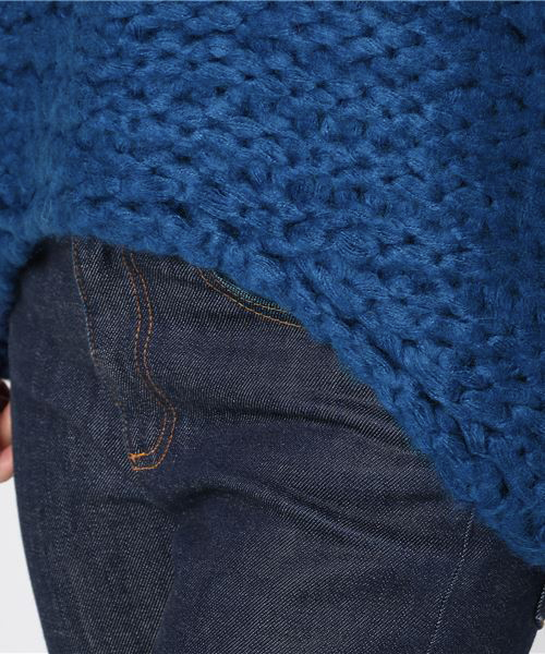 Furryrate（ファーリーレート）の「手編みビッグスリーブニットプルオーバー【ローゲージニット】（ニット/セーター・レディース・アイボリー/キャメル/ブルー・FREE）」の9枚目の写真