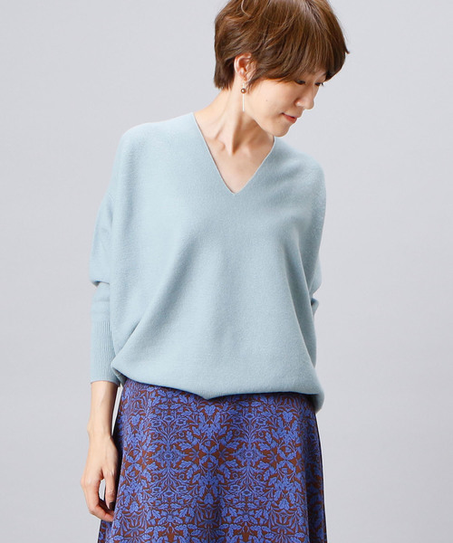 RIVE DROITE(リヴドロワ)の「W100バックボリュームプルオーバー(ニット/セーター・レディース・オフホワイト/ピンクベージュ/ライトブルー/イエロー・FREE)」の3枚目の写真