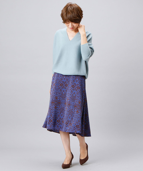 RIVE DROITE(リヴドロワ)の「W100バックボリュームプルオーバー(ニット/セーター・レディース・オフホワイト/ピンクベージュ/ライトブルー/イエロー・FREE)」の12枚目の写真