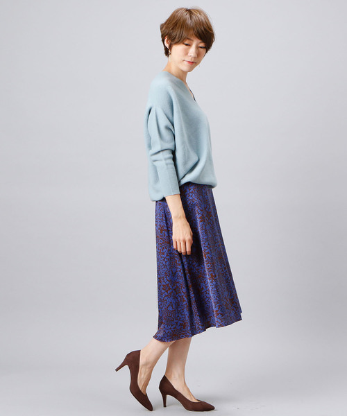 RIVE DROITE(リヴドロワ)の「W100バックボリュームプルオーバー(ニット/セーター・レディース・オフホワイト/ピンクベージュ/ライトブルー/イエロー・FREE)」の13枚目の写真