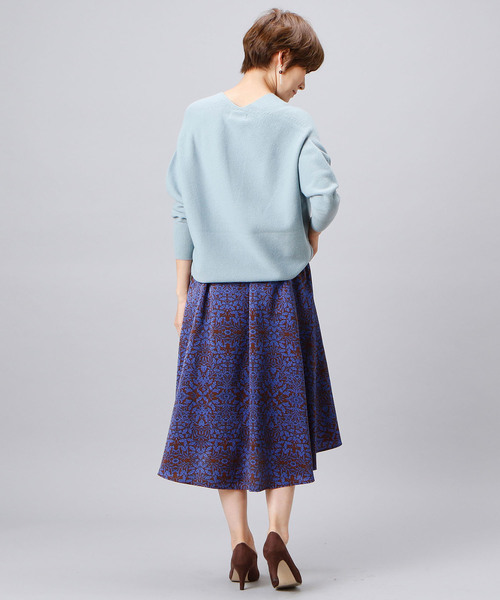 RIVE DROITE(リヴドロワ)の「W100バックボリュームプルオーバー(ニット/セーター・レディース・オフホワイト/ピンクベージュ/ライトブルー/イエロー・FREE)」の14枚目の写真