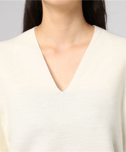 RIVE DROITE(リヴドロワ)の「W100バックボリュームプルオーバー(ニット/セーター・レディース・オフホワイト/ピンクベージュ/ライトブルー/イエロー・FREE)」の6枚目の写真