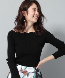 Andemiu | スカラリブニットプルオーバーＬ／Ｓ779252(ニット/セーター)