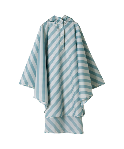 Wpc.（ダブリュピーシー）の「Wpc. ポンチョ（レインコート/ポンチョ・レディース・ドット/ホワイト系その他/イエロー系その他/ブルー系その他/ホワイト/カラフル/ネイビー/ホワイト×ブルー/ライトブルー/ホワイト系その他2/チェック/グレー/ブラック/イエロー/ブルー系その他3/マルチ/ブルー系その他2/オフホワイト/ブルー系その他4/ブルー系その他5/ピンク系その他/イエロー系その他2・FREE）」の10枚目の写真