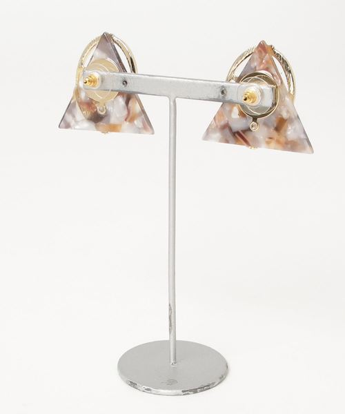 tone（トーン）の「【Eeny,meeny,miny,moe＊】visage fem pierce（ピアス（両耳用）・レディース・ホワイト/ブラウン/グレー/レッド/ピンク/その他1/その他2/その他3/ブラウン系その他・FREE）」の10枚目の写真
