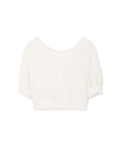 JILL by JILL STUART（ジルバイジルスチュアート）の「【CanCam 6月号 掲載 中条あやみさん着用】◆CanCamコラボ スウェット×ドットチュールセットアップワンピース（ワンピース・レディース・ホワイト/ピンク/ライトグリーン・FREE）」の7枚目の写真