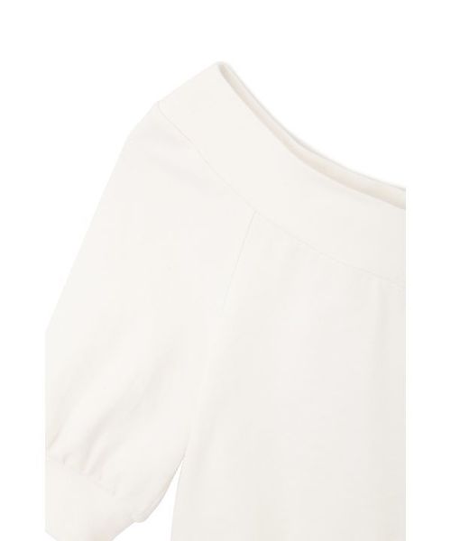 JILL by JILL STUART（ジルバイジルスチュアート）の「【CanCam 6月号 掲載 中条あやみさん着用】◆CanCamコラボ スウェット×ドットチュールセットアップワンピース（ワンピース・レディース・ホワイト/ピンク/ライトグリーン・FREE）」の15枚目の写真