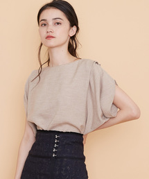 UNITED TOKYO | リネンライクタックブラウス(シャツ/ブラウス)