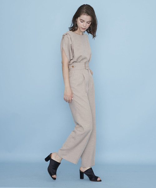 UNITED TOKYO（ユナイテッドトウキョウ）の「リネンライクタックブラウス（シャツ/ブラウス・レディース・ベージュ/グリーン/ネイビー・1）」の11枚目の写真