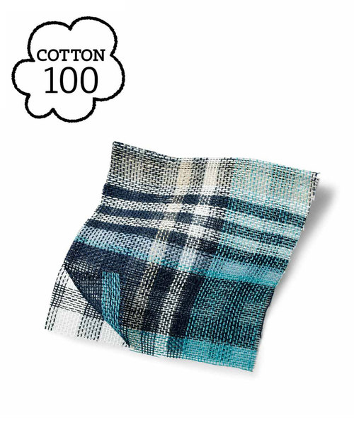 Live in comfort（リブインコンフォート）の「リブ　イン　コンフォート　コットン１００％ダブルガーゼチェックのらくちんパジャマ（ルームウェア/パジャマ・レディース・レッド/ブルー・LARGE/MEDIUM/X-LARGE/SMALL/XX-LARGE）」の4枚目の写真