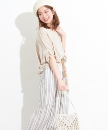 natural couture | バンザイボーダーTシャツ(Tシャツ/カットソー)