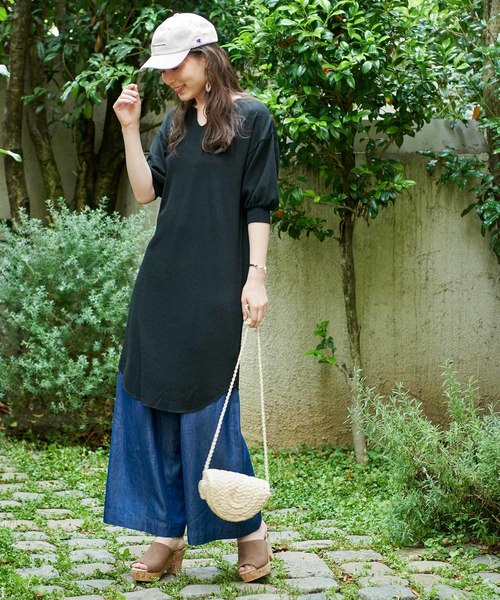 ROPE' PICNIC(ロペピクニック)の「ワッフルドルマンワンピース(ワンピース・レディース・ホワイト/ブラック・38)」の11枚目の写真