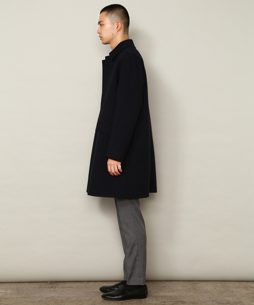 ADAM ET ROPE'（アダムエロペ）の「TECH KERSEY ステンカラーコート（ステンカラーコート・メンズ・ネイビー・M/L）」の15枚目の写真