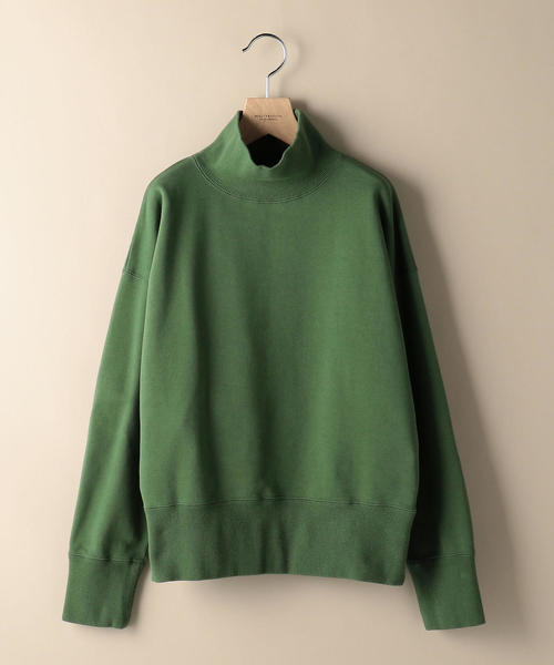 BEAUTY&YOUTH UNITED ARROWS(ビューティーアンドユースユナイテッドアローズ)の「BY コットン裏毛ハイネックスウェットプルオーバー о(スウェット・レディース・イエロー/ケリー/オフホワイト・FREE)」の4枚目の写真