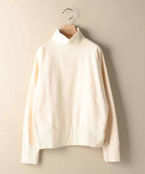 BEAUTY&YOUTH UNITED ARROWS(ビューティーアンドユースユナイテッドアローズ)の「BY コットン裏毛ハイネックスウェットプルオーバー о(スウェット・レディース・イエロー/ケリー/オフホワイト・FREE)」の10枚目の写真