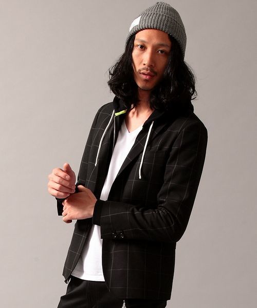 BEAUTY&YOUTH UNITED ARROWS（ビューティーアンドユースユナイテッドアローズ）の「by ＜定番＞裏地DOT ショートＪＫＴ◆（テーラードジャケット・メンズ・ブラック/ダークグレー/ネイビー/その他1・SMALL/MEDIUM/LARGE/X-LARGE）」の4枚目の写真