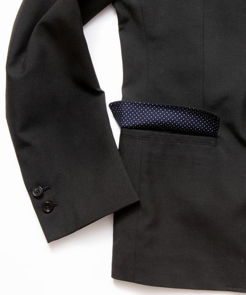 BEAUTY&YOUTH UNITED ARROWS（ビューティーアンドユースユナイテッドアローズ）の「by ＜定番＞裏地DOT ショートＪＫＴ◆（テーラードジャケット・メンズ・ブラック/ダークグレー/ネイビー/その他1・SMALL/MEDIUM/LARGE/X-LARGE）」の16枚目の写真