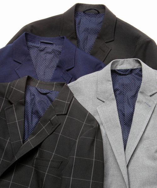 BEAUTY&YOUTH UNITED ARROWS（ビューティーアンドユースユナイテッドアローズ）の「by ＜定番＞裏地DOT ショートＪＫＴ◆（テーラードジャケット・メンズ・ブラック/ダークグレー/ネイビー/その他1・SMALL/MEDIUM/LARGE/X-LARGE）」の18枚目の写真