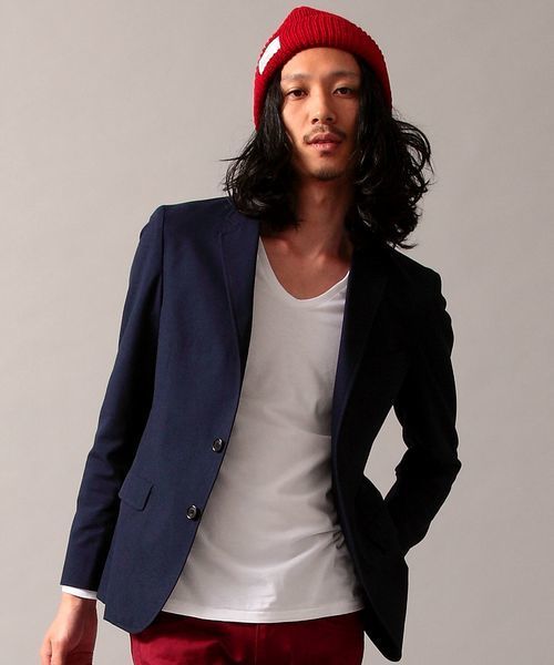 BEAUTY&YOUTH UNITED ARROWS（ビューティーアンドユースユナイテッドアローズ）の「by ＜定番＞裏地DOT ショートＪＫＴ◆（テーラードジャケット・メンズ・ブラック/ダークグレー/ネイビー/その他1・SMALL/MEDIUM/LARGE/X-LARGE）」の7枚目の写真