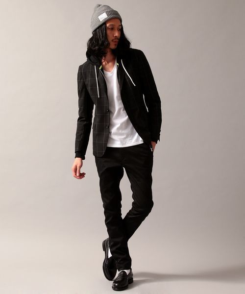 BEAUTY&YOUTH UNITED ARROWS（ビューティーアンドユースユナイテッドアローズ）の「by ＜定番＞裏地DOT ショートＪＫＴ◆（テーラードジャケット・メンズ・ブラック/ダークグレー/ネイビー/その他1・SMALL/MEDIUM/LARGE/X-LARGE）」の12枚目の写真