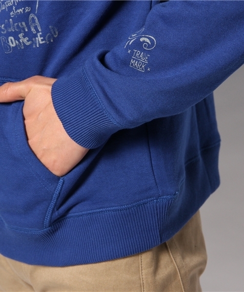 WEGO（ウィゴー）の「WEGO/グラフィティプルパーカー（パーカー・メンズ・ホワイト/杢グレー/ロイヤルブルー・MEDIUM/LARGE）」の8枚目の写真