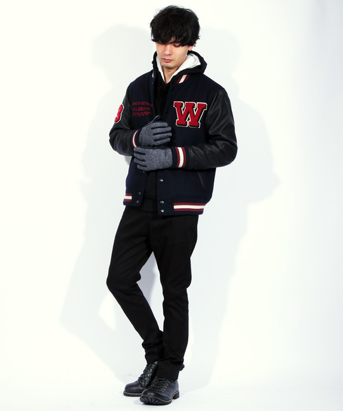 8(eight)(エイト)の「メルトン フリース 手袋 グローブ(手袋・メンズ・ブラック/ネイビー/グレー/ワイン/ブラウン・FREE)」の9枚目の写真