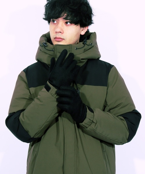 8(eight)(エイト)の「メルトン フリース 手袋 グローブ(手袋・メンズ・ブラック/ネイビー/グレー/ワイン/ブラウン・FREE)」の16枚目の写真